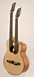 Paul Woolson Double neck guitar made for Scott Stenten 2010